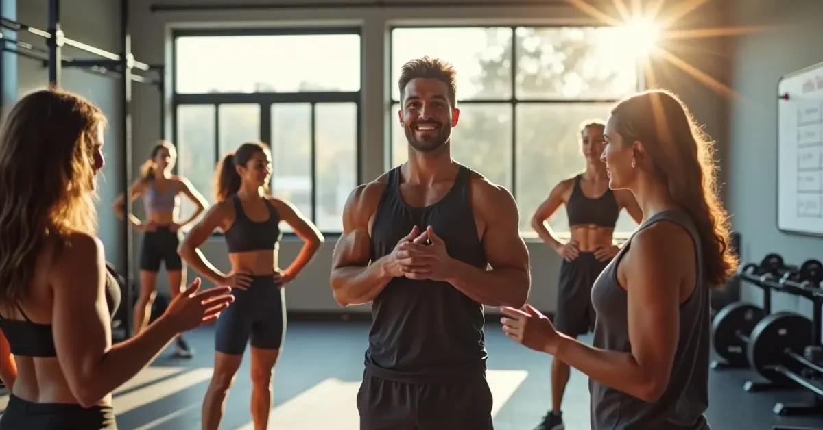 fitness coach motivating workouts through encouragement goal setting and guidance