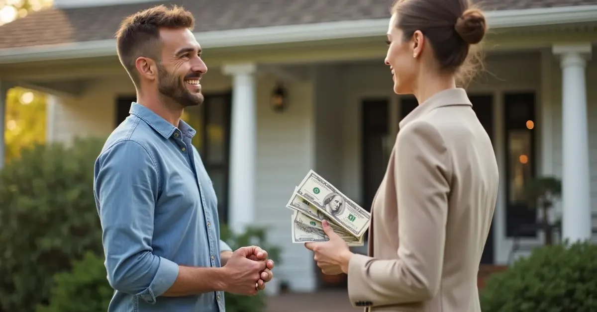 homeowner choosing to sell house for cash with fast closing benefits